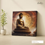 Radiant Dhyana Canvas Wall art - Image 3