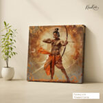 The Archer of Dharma Canvas Wall art - Image 3