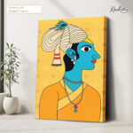 The Blue God Canvas Art - Image 4