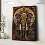 Royal Gajraj Canvas art - Image 4