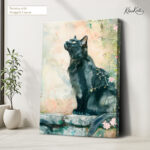 Midnight Bloom Canvas art - Image 3