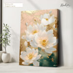 Golden Purity Canvas Wall Art - Image 4