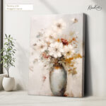 Misty Bouquet Canvas Wall Art - Image 4