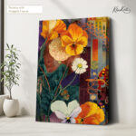 Urban Pansies Canvas Wall Art - Image 4