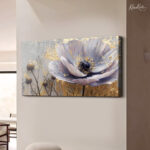 Lunar Bloom Canvas Wall Art - Image 4