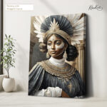 Golden Flow Canvas Wall Art - Image 4