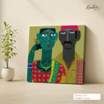 Golden Lotus Pond Canvas Art - Image 4