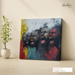 Gilded Lilies Canvas Wall Art - Image 4