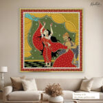 Pattachitra Draupadi Vastraharan Canvas Wall art