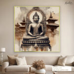 Pagoda Peace Canvas Wall art