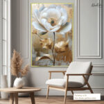 Opulent Petal Canvas Wall Art - Image 5