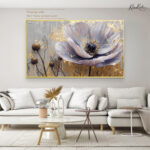 Lunar Bloom Canvas Wall Art - Image 5