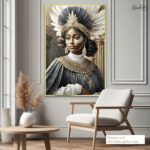 Golden Flow Canvas Wall Art - Image 5