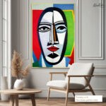 Bold Geometry Canvas Wall Art - Image 5