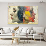 Pale Peony Whisper Canvas Wall Art - Image 9