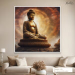 Radiant Dhyana Canvas Wall art - Image 4