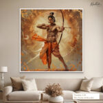 The Archer of Dharma Canvas Wall art - Image 4