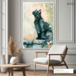 Midnight Bloom Canvas art - Image 5