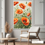 Summer Poppies Canvas Wall Art - Image 6
