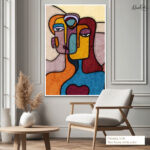 Cubist Gaze Canvas Wall Art - Image 6