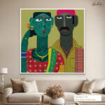 Golden Lotus Pond Canvas Art - Image 6