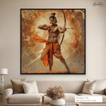 The Archer of Dharma Canvas Wall art - Image 5