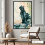 Midnight Bloom Canvas art - Image 6