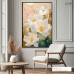 Golden Purity Canvas Wall Art - Image 7