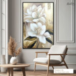 Gilded Lilies Canvas Wall Art - Image 7