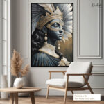 Golden Iris Canvas Wall Art - Image 7