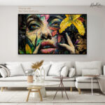 Vivid Dahlia Canvas Wall Art - Image 6