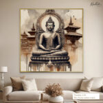 Pagoda Peace Canvas Wall art - Image 6