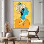 The Blue God Canvas Art - Image 8