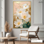 Golden Purity Canvas Wall Art - Image 8