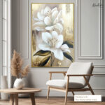 Gilded Lilies Canvas Wall Art - Image 8