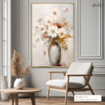 Misty Bouquet Canvas Wall Art - Image 8