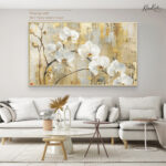 Gilded Orchid Canvas Wall Art - Image 7