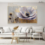 Lunar Bloom Canvas Wall Art - Image 7