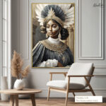 Golden Flow Canvas Wall Art - Image 8