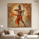The Archer of Dharma Canvas Wall art - Image 7