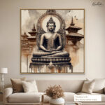 Pagoda Peace Canvas Wall art - Image 7