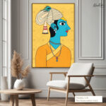 The Blue God Canvas Art - Image 9