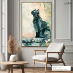 Midnight Bloom Canvas art - Image 8