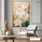Golden Purity Canvas Wall Art - Image 9