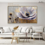 Lunar Bloom Canvas Wall Art - Image 9