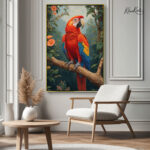 Pastel Parrot Canvas art