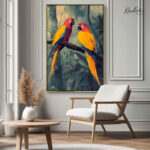Scarlet Macaws Canvas art