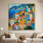 Cinque Terre Palette Canvas Wall art