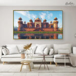 Red Fort Reflection Canvas art