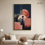 Lunar Landscape Muse canvas Art